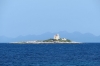 Dalmatien: OREBIC > vorgelagertes Leuchtturminselchen