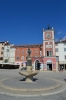 Istrien: ROVINJ> Uhrturm und Brunnen