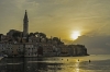 Istrien: ROVINJ> Altstadt bei Sonnenuntergang