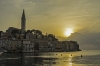 Istrien: ROVINJ> Altstadt bei Sonnenuntergang