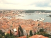 Istrien: ROVINJ, Blick über den Hafen