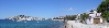 HEADER > Panorama mit Halbinsel und Stadtstrand von Primosten