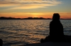Dalmatien: Zadar > Sonnenuntergang an der Riva