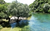 Dalmatien>Badebucht an der Cetina