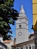 KVARNER: Insel Krk> Omisalj> Kirchenuhr