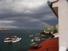 Kvarner: SUPETARSKA DRAGA > Regenbogen unter Wolkendecke