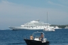 Luxusyacht vor Rovinj