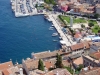 Blick von der Basilika Sveta Eufemija auf den Hafen von Rovinj