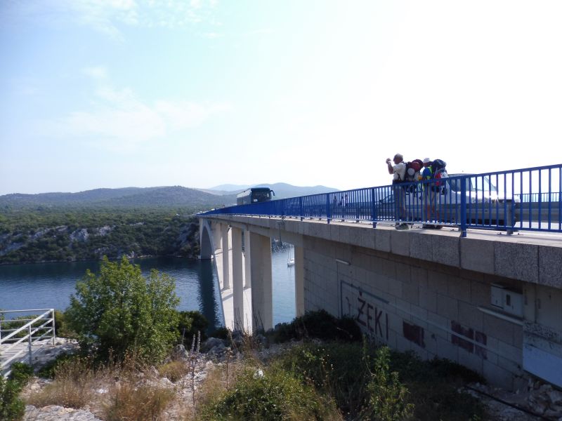 Krka Brücke Pilger 8