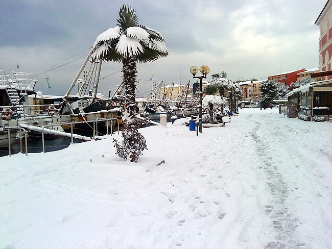 Winter in Porec Dezember 2009