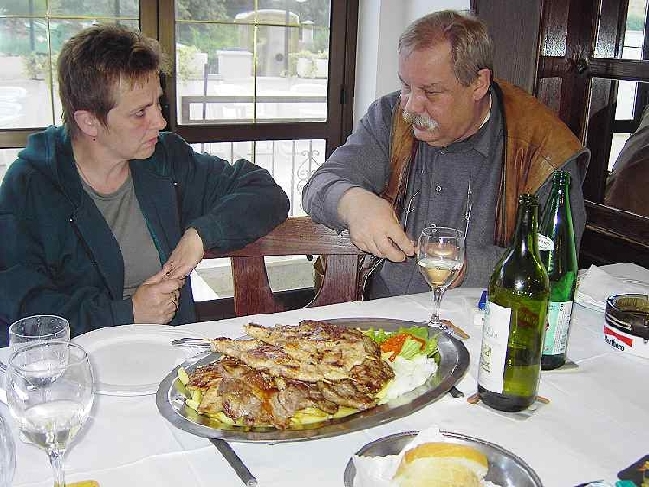 VRSAR > Restaurant Goran > lecker Essen mit Klaus