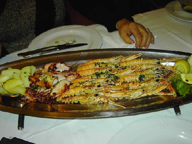 VRSAR > Restaurant Goran > brrr...nur noch leckeren Fisch