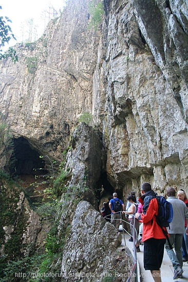 SKOCJANSKE JAME > Rückweg Höhlenausgang