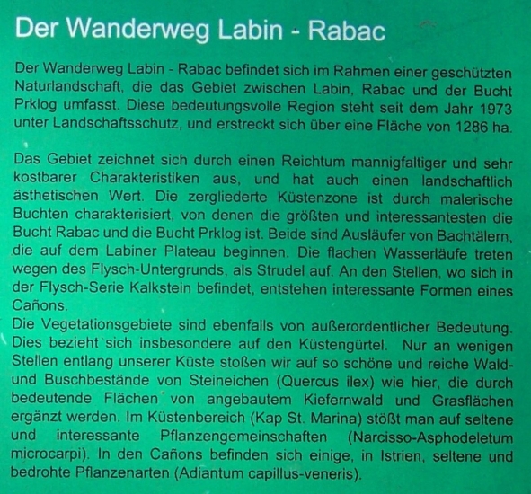 Wanderweg Labin-Rabac2