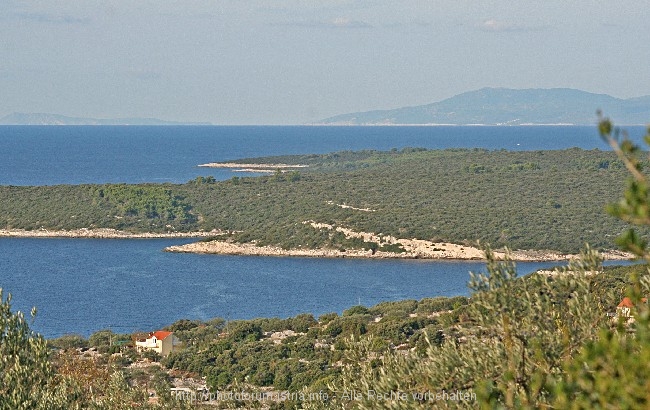 Fahrt über die Insel Korcula