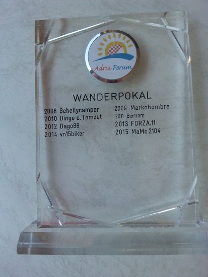 Wanderpokal Adria Forum 2016