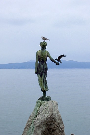 OPATIJA > Statue "Gruß an das Meer"