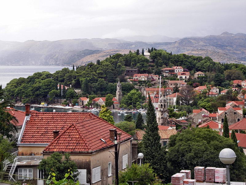 Dalmatien: CAVTAT > Blick auf die Altstadt