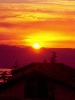 Otok KRK > Omisalj > Die Sonne geht schlafen über Omisalj
