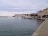 POREC > Blick auf den Hafen mit dem ehemaligen Hotel Riviera und dem Hotel Neptun