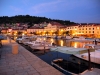 Dalmatien: VELA LUKA auf Korcula > Abends am Hafen