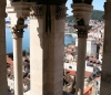 SPLIT> Sveti Duje > Turm > Blick durch die Fensteröffnungen