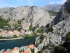Dalmatien: OMIS > Blick von der Festung Mirabela