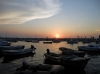 FAZANA: Sonnenuntergang im Hafen