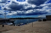 Istrien: POREC > Wolken über den Hafen